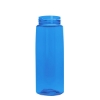 Garyline® Flair Tritan® Bottle with Flip-Straw Lid - 26 oz. - Transparent blue bottle